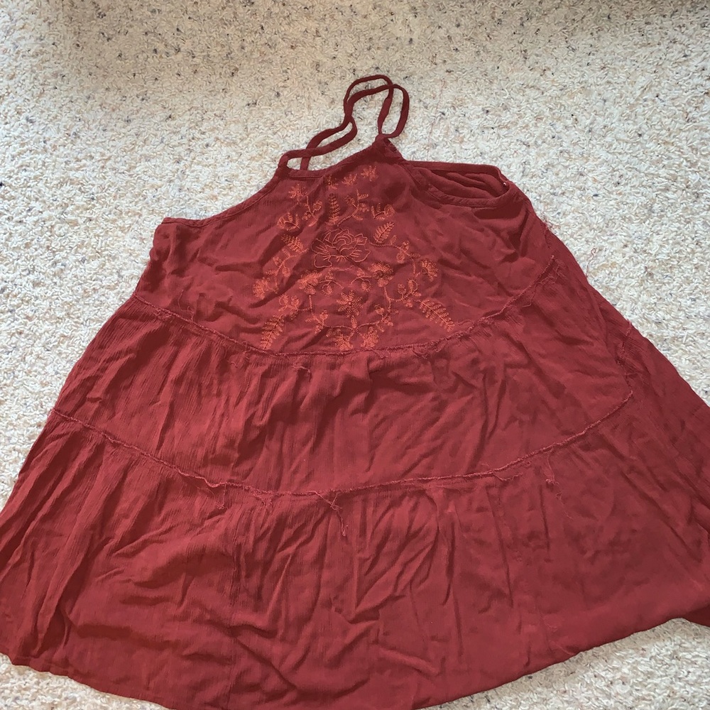 Mossimo supply co. maroon dress